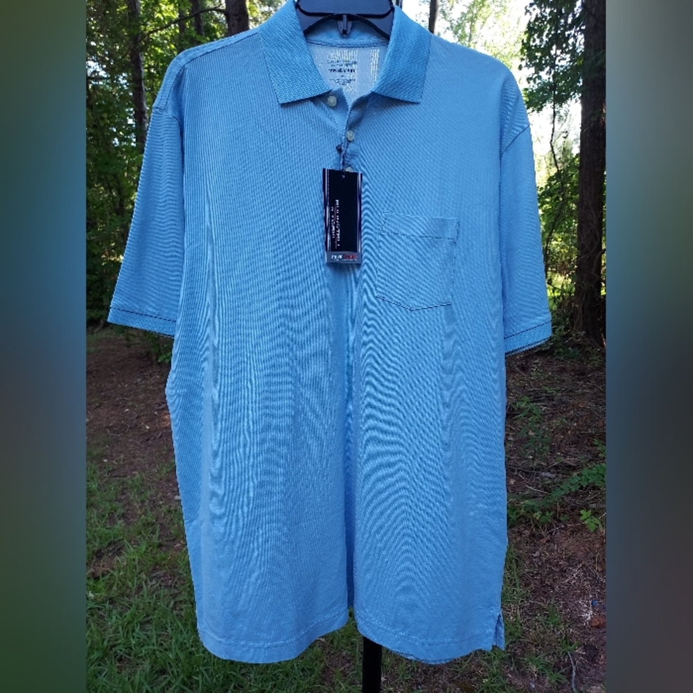 NWT Roundtree and Yorke Travel Smart Polo